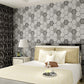 Wall Covering Modern Honeycomb and Medallion Teenage Dark Color Wallpaper, Waterproof Gray-White Clearhalo 'Modern wall decor' 'Modern' 'Wallpaper' Wall Decor' 1170359