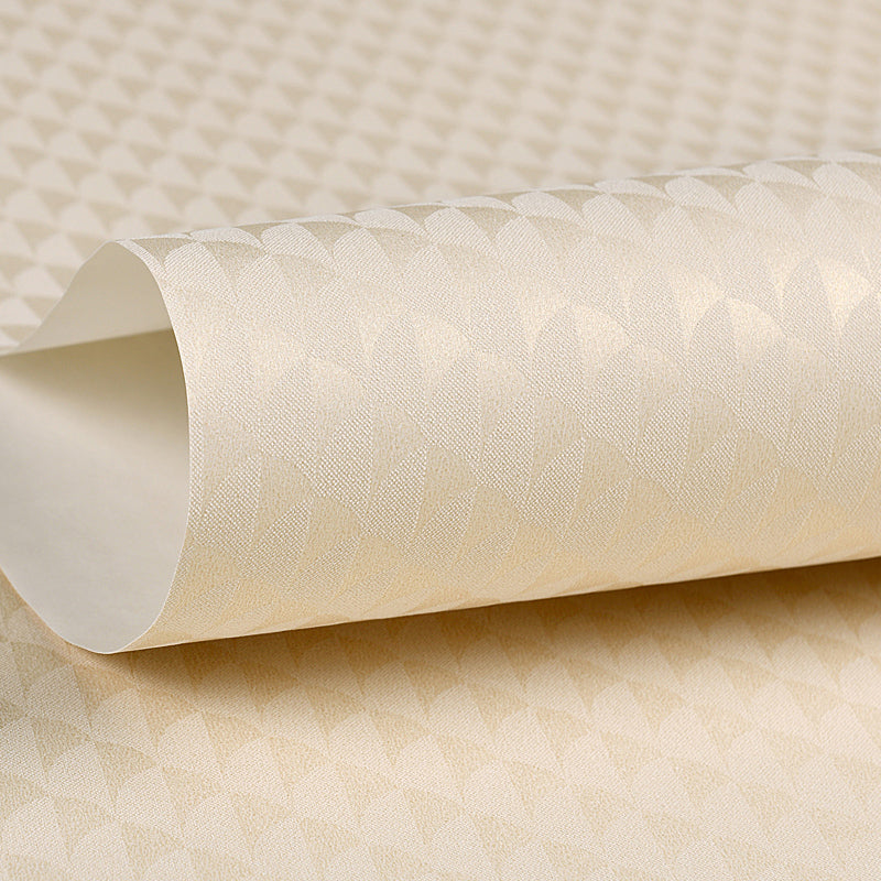 Minimalist Soft Color Non-Woven Wallpaper Semi-Gloss Mosaic Moisture Resistant Wall Decor Clearhalo 'Modern wall decor' 'Modern' 'Wallpaper' Wall Decor' 1170394