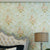 Green Farmhouse Wallpaper 57.1-sq ft Peony Blossom Wall Covering for Bedroom Decor Green Clearhalo 'Country wall decor' 'Rustic' 'Wallpaper' Wall Decor' 1170611