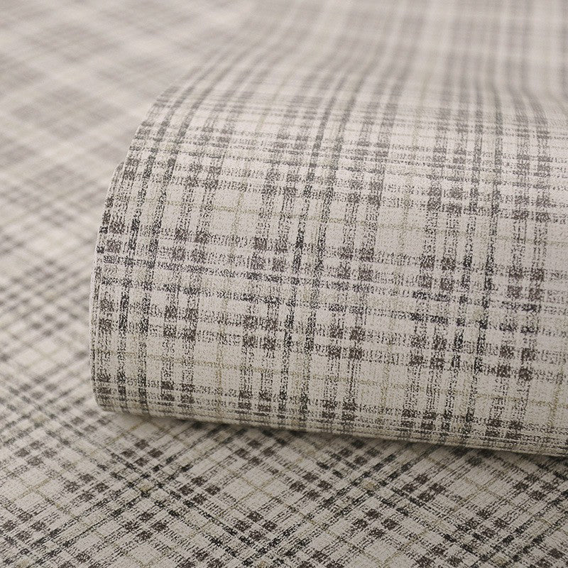 57.1-sq ft Checkered Wallpaper Roll Light Grey-Black Non-Woven Wall Art, Moisture Resistant Clearhalo 'Vintage wall decor' 'Vintage' 'Wallpaper' Wall Decor' 1170773