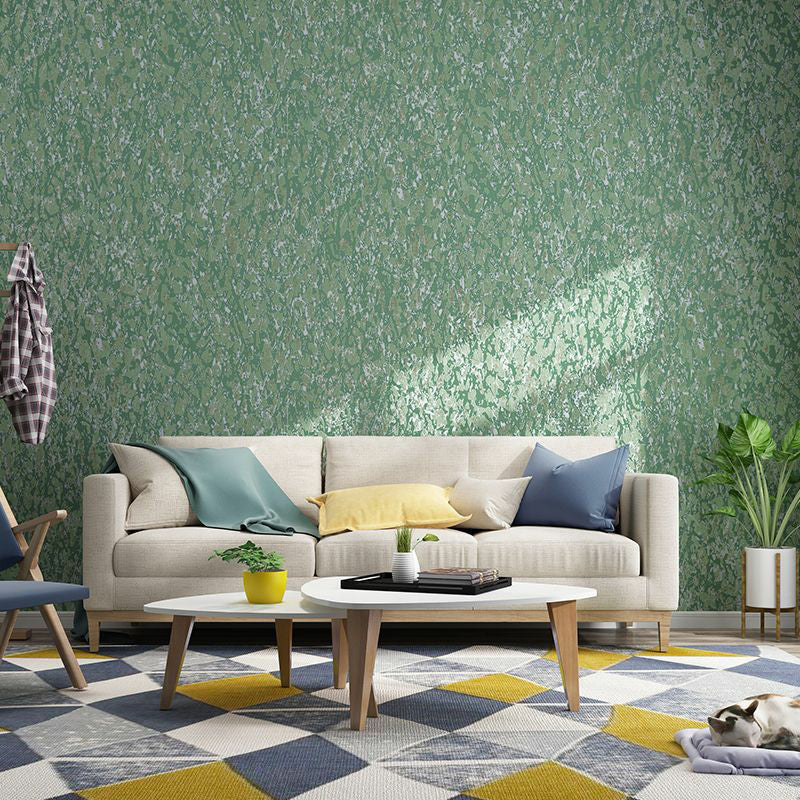 Unpasted Ikat Pattern Wallpaper Non-Woven Cloth Modernist Wall Art for Accent Wall Green Clearhalo 'Modern wall decor' 'Modern' 'Wallpaper' Wall Decor' 1170855