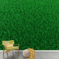 Green Paddy Field Overlook Mural Stain-Resistant Wall Covering for Dining Room, Custom Size Available Clearhalo 'Wall Decor' 'Wall Mural' 1171509
