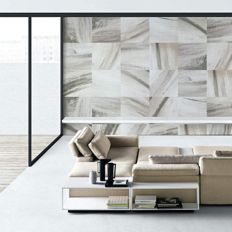 Pastel Color Matrix Mural Geometric Contemporary Stain Resistant Wall Decor for Office Clearhalo 'Wall Decor' 'Wall Mural' 1172876