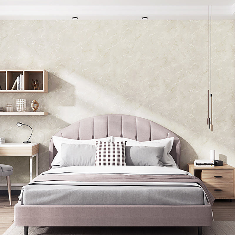 Minimalist Marble Wallpaper Roll Soft Color Moisture Resistant Wall Art for Bedroom Clearhalo 'Modern wall decor' 'Modern' 'Wallpaper' Wall Decor' 1173878