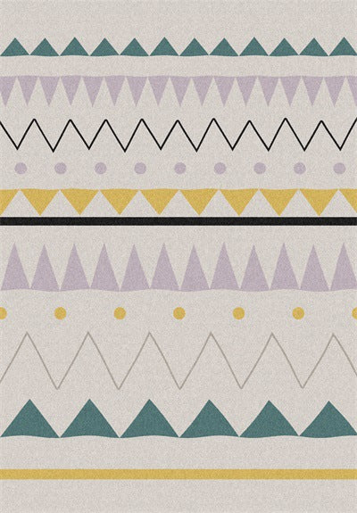 Multi-Color Bedroom Rug Calming Color Block Area Rug Cotton Blend Pet Friendly Easy Care Indoor Rug Clearhalo 'Area Rug' 'Rug' 11754335893_591419584