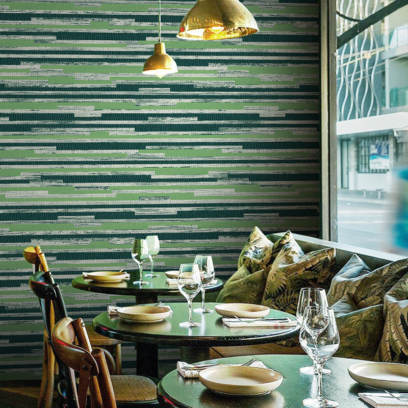 Laminated Wood Look Wallpaper Industrial Unpasted Living Room Wall Art, 33' x 20.5" Turquoise Clearhalo 'Industrial wall decor' 'Industrial' 'Wallpaper' Wall Decor' 1177990
