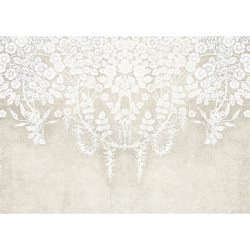 Illustration Ivy Wall Paper Murals Large Wall Decor for Bedroom, Customized Size Available Clearhalo 'Wall Decor' 'Wall Mural' 1180806