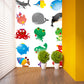 Colorful Sea Life Wall Murals Stain-Resistant Wall Decoration for Childrens Bedroom Clearhalo 'Wall Decor' 'Wall Mural' 1183826