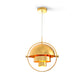 Metal Rotated Pendant Lighting in Modern Style 1 Light Black/White/Gold Hanging Light Clearhalo 'Ceiling Lights' 'Modern Pendants' 'Modern' 'Pendant Lights' 'Pendants' Lighting' 118438