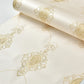 Self-Adhesive Damask Wallpaper Non-Woven Cloth Retro Style Wall Covering for Bedroom, Removable Clearhalo 'Vintage wall decor' 'Vintage' 'Wallpaper' Wall Decor' 1184639