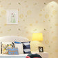 Plants Dandelion and Butterfly Wallpaper Novelty Non-Woven Fabric Wall Decor in Light Color Yellow Clearhalo 'Wall Decor' 'Wallpaper' 1184668