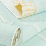 Textured Flock Wall Covering Modern Non-Pasted Striped Wallpaper Roll for Living Room Clearhalo 'Modern wall decor' 'Modern' 'Wallpaper' Wall Decor' 1184758