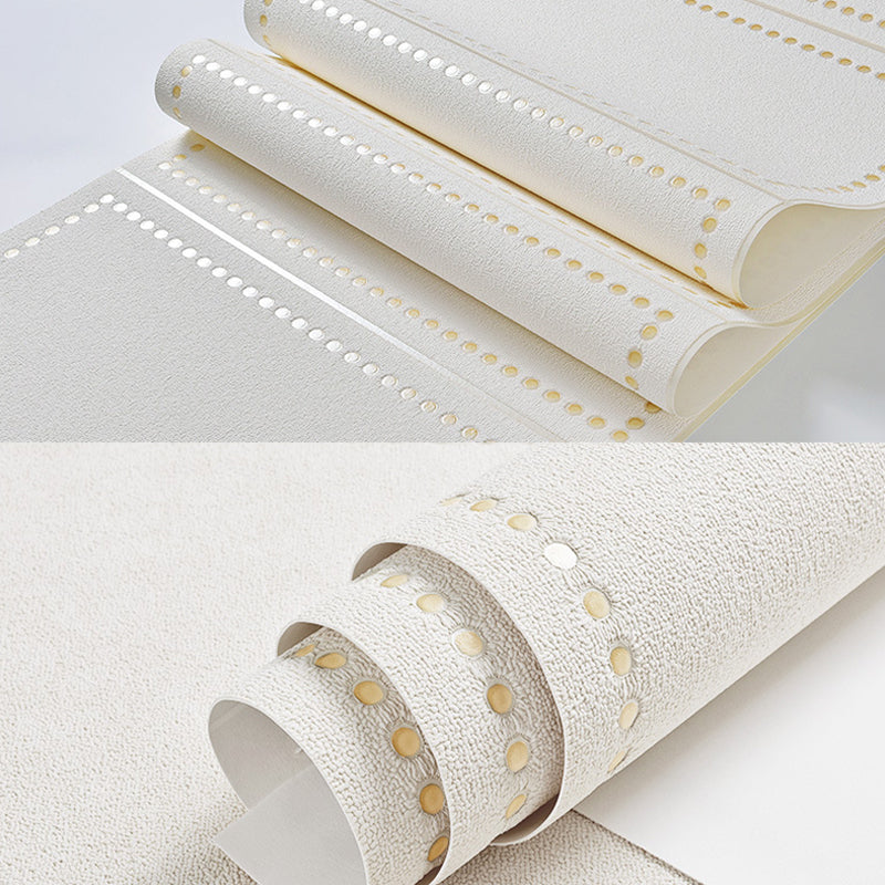 Modern Light-Color Flock Wallpaper Textured Grid Pattern Moisture Resistant Wall Art Clearhalo 'Modern wall decor' 'Modern' 'Wallpaper' Wall Decor' 1184769