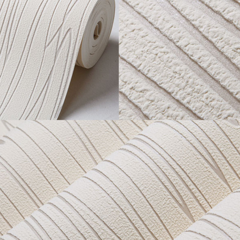 Wall Covering Contemporary Abstract Lines Teens Bedroom Wallpaper Roll in Light Color Light Beige Clearhalo 'Modern wall decor' 'Modern' 'Wallpaper' Wall Decor' 1184800