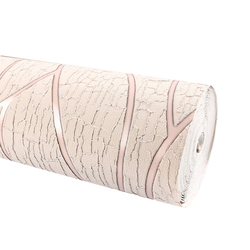 Textured Wall Covering Abstract Pastel Color Contemporary Flock Wallpaper for Bedroom Clearhalo 'Modern wall decor' 'Modern' 'Wallpaper' Wall Decor' 1184839