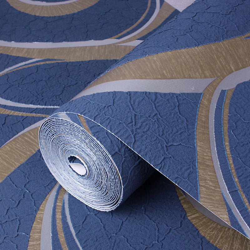 Non-Woven Wall Art Scroll Abstract Pattern Textured Wallpaper Roll in Dark Color Clearhalo 'Modern wall decor' 'Modern' 'Wallpaper' Wall Decor' 1184889