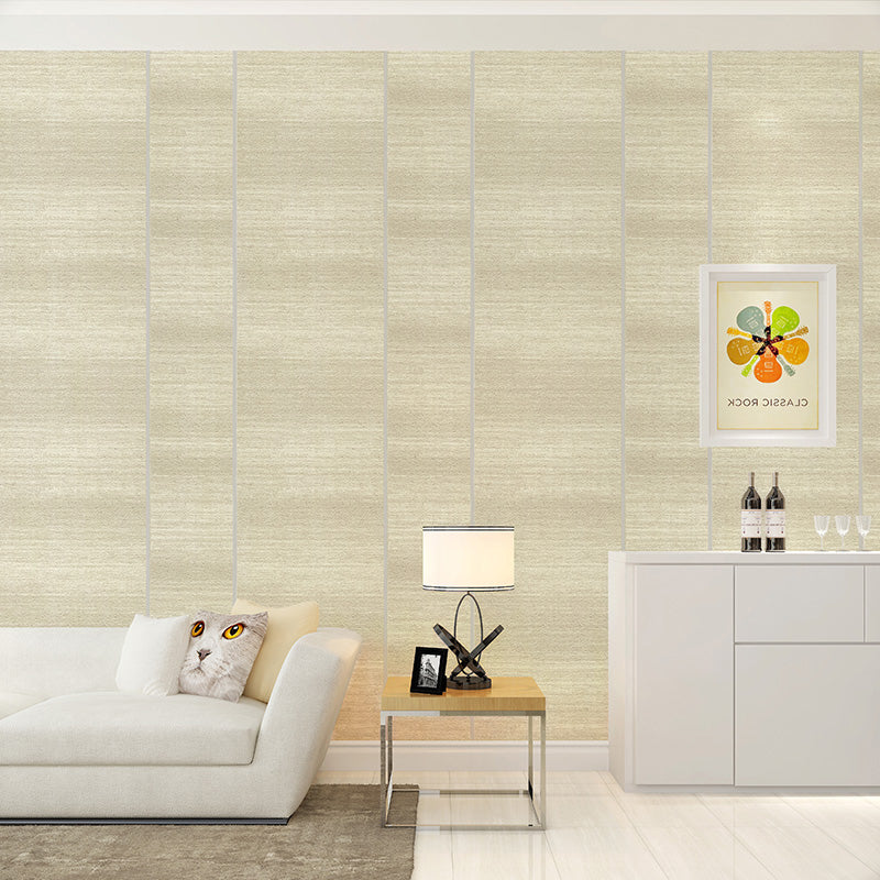 Flock Fabric Wall Covering Ombre Geometric Texture Wallpaper for Bedroom Decoration Beige Clearhalo 'Modern wall decor' 'Modern' 'Wallpaper' Wall Decor' 1184912
