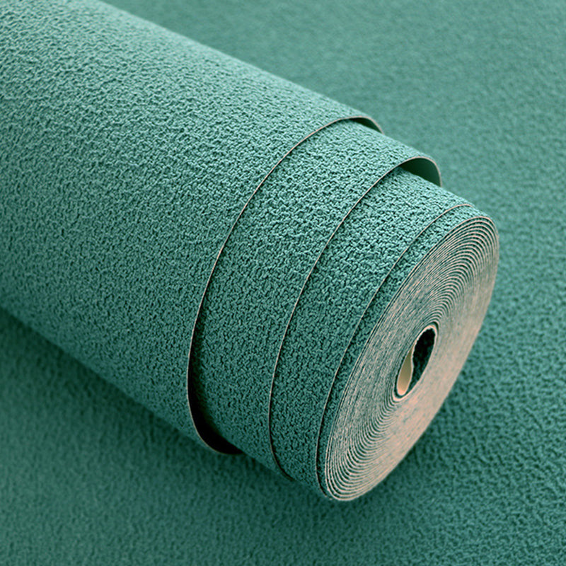 Solid Kids Wallpaper Roll for Bedroom Decoration Flock Fabric Wall Art in Bright Color Clearhalo 'Modern wall decor' 'Modern' 'Wallpaper' Wall Decor' 1184978