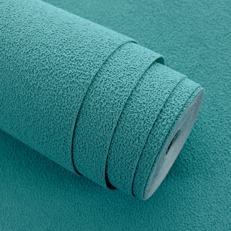 Solid Kids Wallpaper Roll for Bedroom Decoration Flock Fabric Wall Art in Bright Color Clearhalo 'Modern wall decor' 'Modern' 'Wallpaper' Wall Decor' 1184981