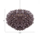 Pendant Light with Shade, Modern Style Feather Ceiling Light Fixture Clearhalo 'Ceiling Lights' 'Modern Pendants' 'Modern' 'Pendant Lights' 'Pendants' Lighting' 118501