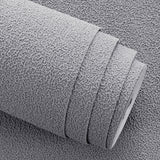Plain 54.2-sq ft Wall Covering Dark Color Textured Moisture-Resistant Wallpaper Roll Blue-Gray