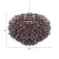 Pendant Light with Shade, Modern Style Feather Ceiling Light Fixture Clearhalo 'Ceiling Lights' 'Modern Pendants' 'Modern' 'Pendant Lights' 'Pendants' Lighting' 118502