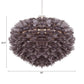 Pendant Light with Shade, Modern Style Feather Ceiling Light Fixture Clearhalo 'Ceiling Lights' 'Modern Pendants' 'Modern' 'Pendant Lights' 'Pendants' Lighting' 118504
