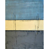 Geometric Color Swatches Murals Minimalist Non-Woven Wall Art in Yellow and Blue Clearhalo 'Wall Decor' 'Wall Mural' 1185992