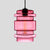 Cylindrical Hanging Lamp Simplicity Glass 1 Light Pink/Yellow/Blue Hanging Ceiling Light Pink B Clearhalo 'Ceiling Lights' 'Glass shade' 'Glass' 'Modern Pendants' 'Modern' 'Pendant Lights' 'Pendants' Lighting' 118751
