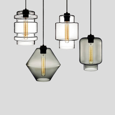 Cylindrical Hanging Lamp Simplicity Glass 1 Light Pink/Yellow/Blue Hanging Ceiling Light Clearhalo 'Ceiling Lights' 'Glass shade' 'Glass' 'Modern Pendants' 'Modern' 'Pendant Lights' 'Pendants' Lighting' 118755