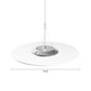 Clear Disc Drop Pendant Simplicity LED Acrylic Hanging Ceiling Light for Dining Room Clearhalo 'Ceiling Lights' 'Modern Pendants' 'Modern' 'Pendant Lights' 'Pendants' Lighting' 119088