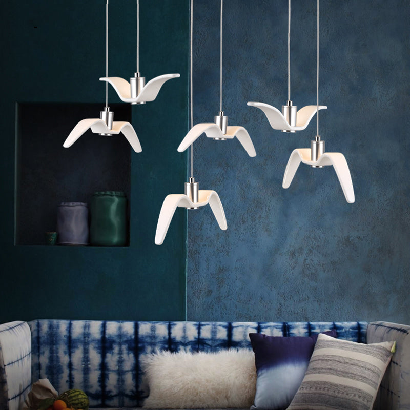 Art Deco Pendant Light, Seagull Hanging Lamp for Children Room Clearhalo 'Ceiling Lights' 'Modern Pendants' 'Modern' 'Pendant Lights' 'Pendants' Lighting' 119124
