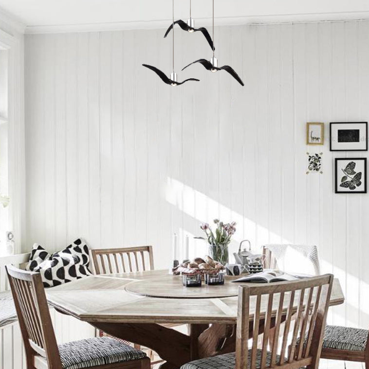 Art Deco Pendant Light, Seagull Hanging Lamp for Children Room Clearhalo 'Ceiling Lights' 'Modern Pendants' 'Modern' 'Pendant Lights' 'Pendants' Lighting' 119126