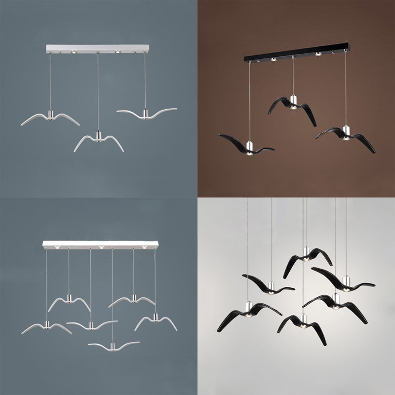 Modern Metal Pendant Lighting, Seagull Ceiling Light Fixture Clearhalo 'Ceiling Lights' 'Modern Pendants' 'Modern' 'Pendant Lights' 'Pendants' Lighting' 119140