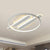 Acrylic Hoop Ceiling Mounted Lamp Simplicity LED White Flush Lighting Fixture for Bedroom White Clearhalo 'Ceiling Lights' 'Close To Ceiling Lights' 'Close to ceiling' 'Flush mount' Lighting' 1193874