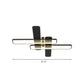Black Rectangle Frame Flush Light Minimalist LED Acrylic Flush Mounted Lamp Fixture Clearhalo 'Ceiling Lights' 'Close To Ceiling Lights' 'Close to ceiling' 'Flush mount' Lighting' 1193881