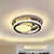 Stainless Steel Oval Semi Flush Mount Minimalist Crystal Living Room LED Close to Ceiling Lamp Stainless-Steel Clearhalo 'Ceiling Lights' 'Close To Ceiling Lights' 'Close to ceiling' 'Semi-flushmount' Lighting' 1194276