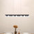 Acrylic Piano Key Chandelier Lamp Fixture Kids White/Black LED Hanging Ceiling Light in White/Warm Light Black Clearhalo 'Ceiling Lights' 'Island Lights' Lighting' 1194817