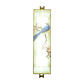 Gold Rectangle Bird and Branch Mural Lamp Chinese Style LED Fabric Wall Mounted Lighting Clearhalo 'Wall Lamps & Sconces' 'Wall Lights' Lighting' 1194885