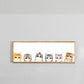 Rectangle Metallic Cute Cat Mural Light Minimal Style LED Wood Wall Mounted Light Fixture Clearhalo 'Wall Lamps & Sconces' 'Wall Lights' Lighting' 1194946