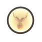 Contemporary Style LED Elk Deer Mural Light Acrylic White Circular Wall Mounted Lighting Clearhalo 'Wall Lamps & Sconces' 'Wall Lights' Lighting' 1194965