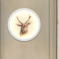 Contemporary Style LED Elk Deer Mural Light Acrylic White Circular Wall Mounted Lighting Clearhalo 'Wall Lamps & Sconces' 'Wall Lights' Lighting' 1194979