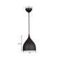 6.5"/10"/12" Wide Dome Pendant Ceiling Light Modern Metal 1 Light Black/White/Red Suspension Light Clearhalo 'Ceiling Lights' 'Modern Pendants' 'Modern' 'Pendant Lights' 'Pendants' Lighting' 119504