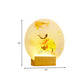Round Shaped Bedroom Goddess Wall Lighting Acrylic LED Chinese Style Mural Lamp in Wood Clearhalo 'Wall Lamps & Sconces' 'Wall Lights' Lighting' 1195114