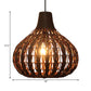 Hand-Woven Rattan Gourd Hanging Pendant Lamp Rustic 1 Light Hanging Fixture for Restaurant Clearhalo 'Ceiling Lights' 'Pendant Lights' 'Pendants' Lighting' 119729