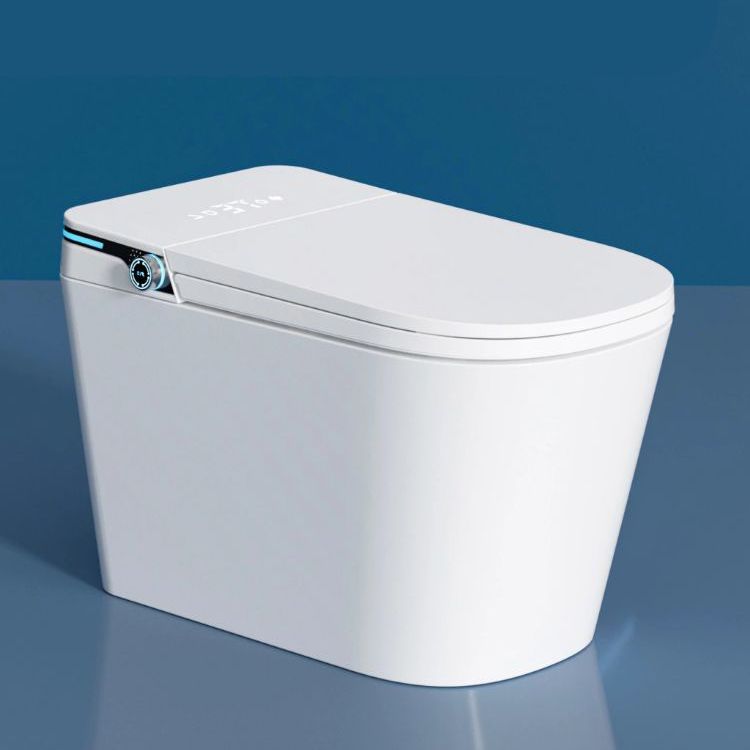 Contemporary White Floor Mount Bidet Elongated Horizontal with Bidet And Seat Clearhalo 'Bathroom Remodel & Bathroom Fixtures' 'Bidets' 'Home Improvement' 'home_improvement' 'home_improvement_bidets' 'Toilets & Bidets' 1200x1200_0019db79-b6b9-450d-beb2-1674f7972b21