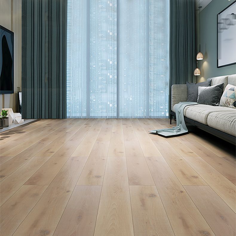 Modern E0 Solid Wood Laminate Flooring in Natural, Click-Lock, Waterproof Clearhalo 'Flooring 'Home Improvement' 'home_improvement' 'home_improvement_laminate_flooring' 'Laminate Flooring' 'laminate_flooring' Walls and Ceiling' 1200x1200_001fdd80-e921-48ba-b48b-29b46adc648b