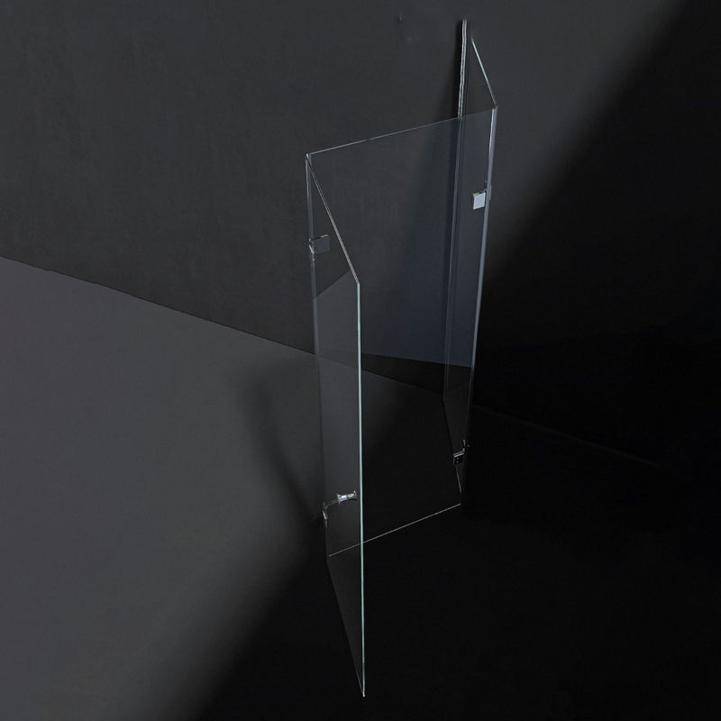 Tempered Shower Bath Door Frameless Bi-Fold Scratch Resistant Shower Doors Clearhalo 'Bathroom Remodel & Bathroom Fixtures' 'Home Improvement' 'home_improvement' 'home_improvement_shower_tub_doors' 'Shower and Tub Doors' 'shower_tub_doors' 'Showers & Bathtubs' 1200x1200_0023ee06-35ee-48f5-b8dc-f99390a45837