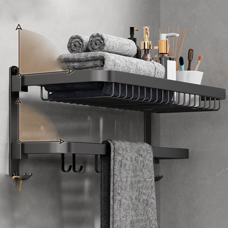 Minimalistic Black Bathroom Accessory Kit Paper Holder Towel Bar Bath Hardware Set Clearhalo 'Bathroom Hardware Sets' 'Bathroom Hardware' 'Bathroom Remodel & Bathroom Fixtures' 'bathroom_hardware_sets' 'Home Improvement' 'home_improvement' 'home_improvement_bathroom_hardware_sets' 1200x1200_00292288-6fce-4f9a-b2ae-91ae97fe5022