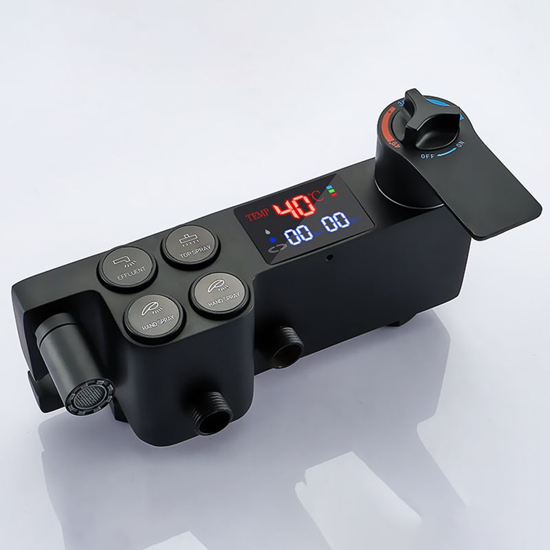 Contemporary Style Shower System Spot Resist Copper Wall Mounted Shower System Clearhalo 'Bathroom Remodel & Bathroom Fixtures' 'Home Improvement' 'home_improvement' 'home_improvement_shower_faucets' 'Shower Faucets & Systems' 'shower_faucets' 'Showers & Bathtubs Plumbing' 'Showers & Bathtubs' 1200x1200_004fc8d4-8df9-4a2f-a1b6-5e5dbd71f595